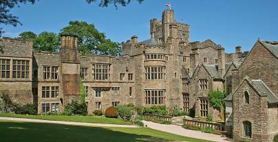Victorian-gothic towers, turrets and chimneys