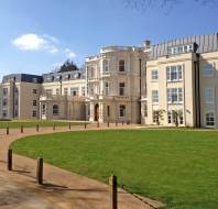 18th Century mansion seen over lawns