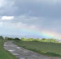 Rainbow over Ashton Court park, Bristol