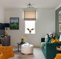 TV lounge with soft furnishings