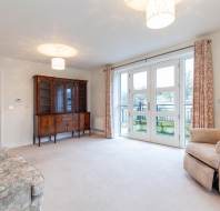 Living room with furniture