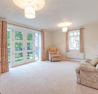 Living room with furniture
