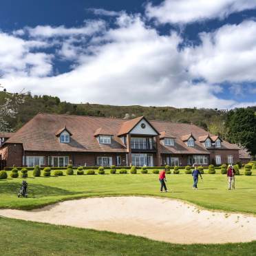 Golf club on a summer day
