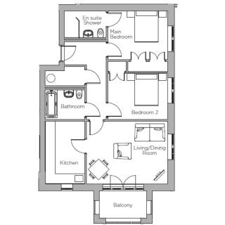 2D floorplan